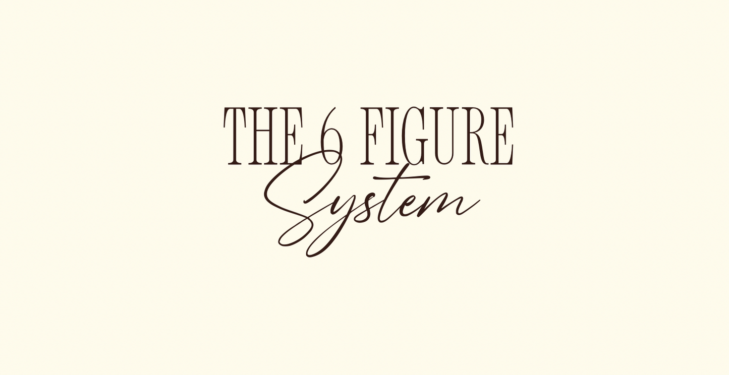The 6 Figure System